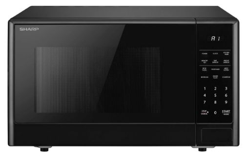 Sharp - 1100W 28L Microwave - Black