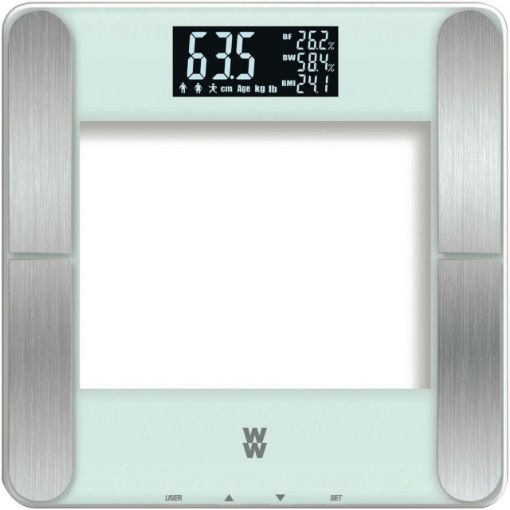 Weight Watchers - Body Analysis Smart Scale - Translucent/Silver