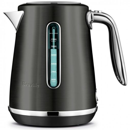 Breville - the Soft Top Luxe Kettle - Black Stainless Steel