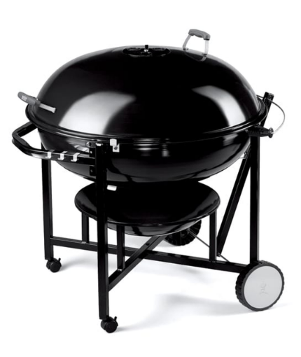 Weber - 93cm Ranch Kettle Black + Large Drip Trays and Charcoal Baskets