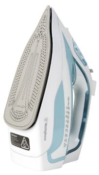 Westinghouse 2400W Steam Iron w Ceramic Soleplate White & Aqua