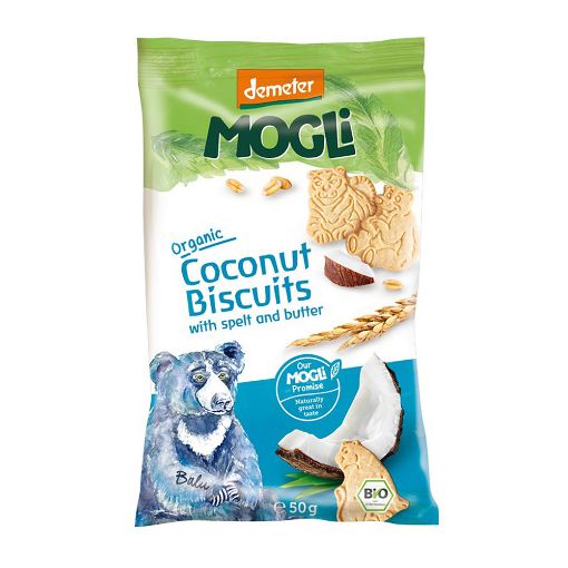 Mogli Organic Coconut Biscuits 50g