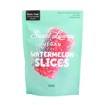 Sweet Lounge Vegan Fizzy Watermelon Slices 130g 