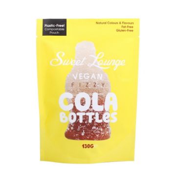 Sweet Lounge Vegan Fizzy Cola Bottles 130g