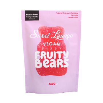 Sweet Lounge Vegan Fizzy Fruity Bears 130g