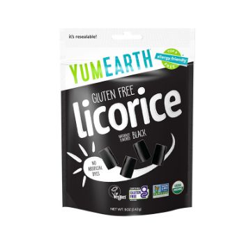 Yum Earth Organic Licorice - Black 142g