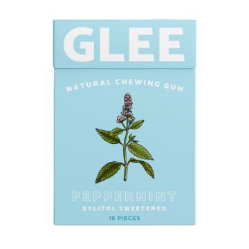 Glee Gum Sugar-Free Peppermint 16pcs FULL CASE ORDERS ONLY