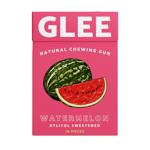 Glee Gum Sugar-Free Watermelon 16pcs FULL CASE ORDERS ONLY