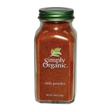 Simply Organic Chili Powder LARGE GLASS 82g