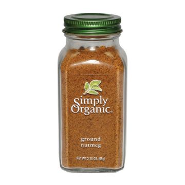 Simply Organic Nutmeg Ground LARGE GLASS 65g