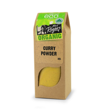 Mrs Rogers Organic Curry Powder 30g FULL CASE ORDERS ONLY