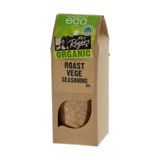 Mrs Rogers Organic Roast Vegetable Seasoning 35g FULL CASE ORDERS ONLY