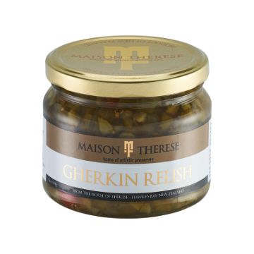 Maison Therese Gherkin Relish 330g FULL CASE ORDERS ONLY