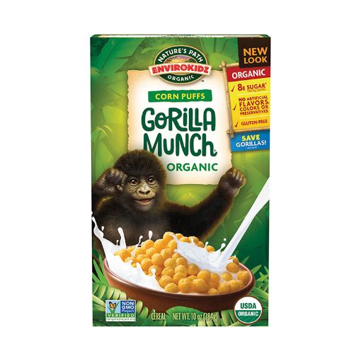 Nature`s Path Envirokidz Organic Gorilla Munch Corn Puffs 284g