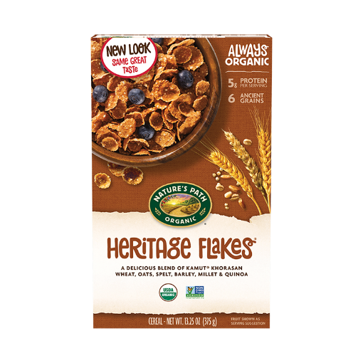 Nature`s Path Organic Heritage Flakes 375g	