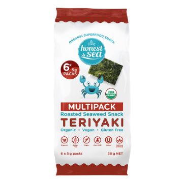 Honest Sea Seaweed - Teriyaki Multipack 6x5g