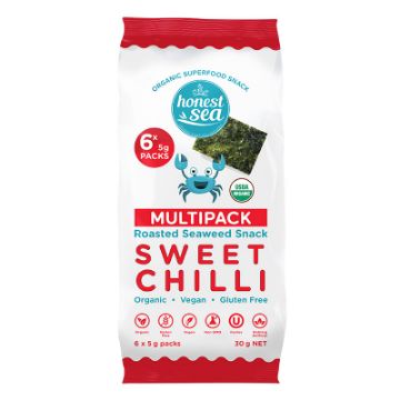 Honest Sea Seaweed - Sweet Chilli Multipack 6x5g