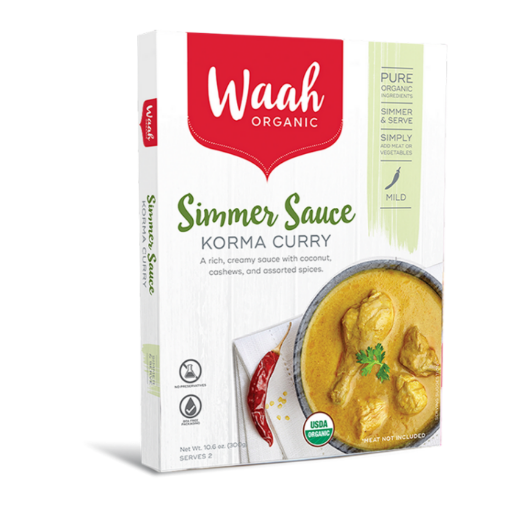 Waah Organic Chana Masala 300g FULL CASE ORDERS ONLY