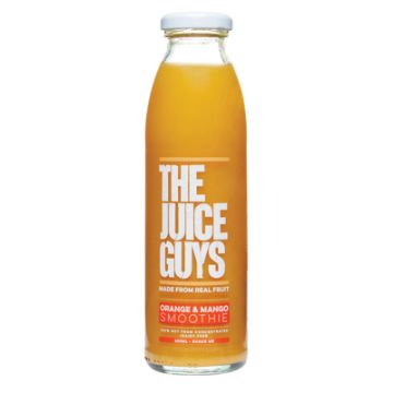 The Juice Guys Orange & Mango Smoothie 350ml FULL CASE ORDERS ONLY