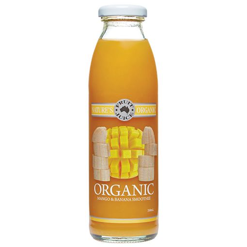 Nature's Organic Mango & Banana Smoothie 350ml FULL CASE ORDERS ONLY