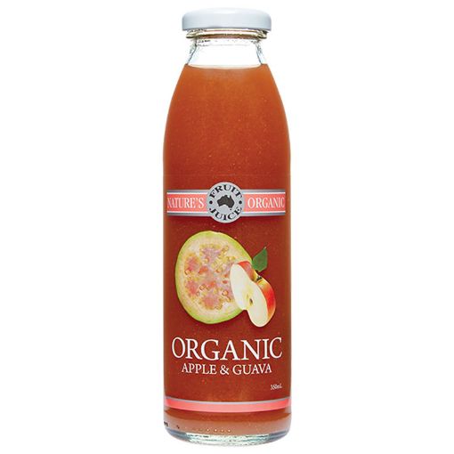 Nature's Organic Apple & Guava Juice 350ml FULL CASE ORDERS ONLY