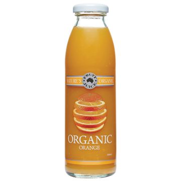 Nature's Organic Orange Juice 350ml FULL CASE ORDERS ONLY