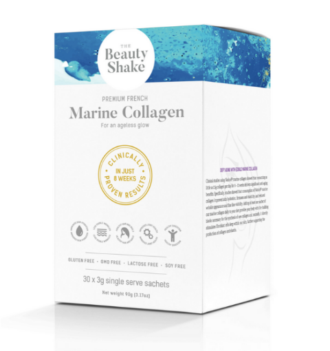 The Beauty Shake - 100% Marine Collagen Sachets 30x3g