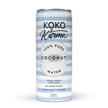 Koko & Karma Coconut Water - 100% Pure 12X250ml FULL CASE ORDERS ONLY