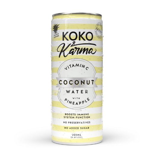 Koko & Karma Coconut Water - Vitamin C & Pineapple 12x250ml FULL CASE ORDERS ONLY