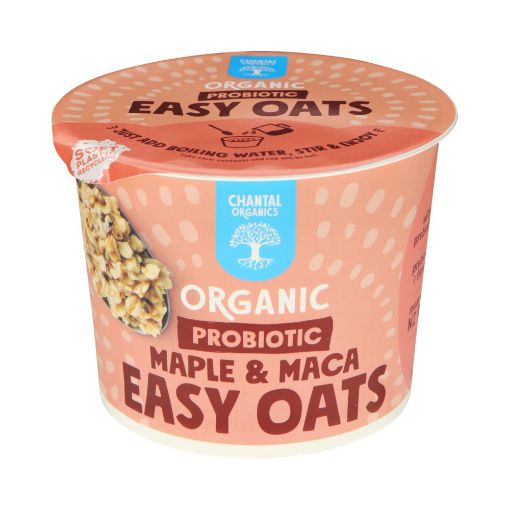 Chantal Organics Probiotic Easy Oats Maple & Maca 12x65g FULL CASE ORDERS ONLY