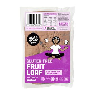 Well & Good Gluten Free Fruit Loaf 320g