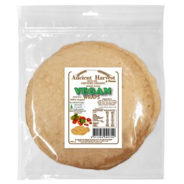 Ancient Harvest Organic Vegan Wraps 220g