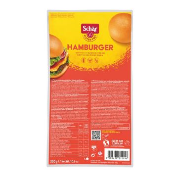 Schar Hamburger Rolls 300g FULL CASE ORDERS ONLY