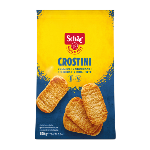 Schar Crostini Crisp Bread Rolls 150g FULL CASE ORDERS ONLY