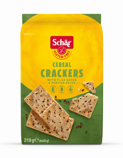 Schar Cereal Crackers 210g FULL CASE ORDERS ONLY