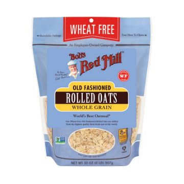 Bob's Red Mill Rolled Oats Pure Wheat Free 907g FULL CASE ORDERS ONLY