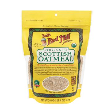 Bob's Red Mill Organic Scottish Oatmeal 567g FULL CASE ORDERS ONLY