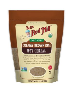 Bob's Red Mill Organic Creamy Brown Rice Hot Cereal 680 FULL CASE ORDERS ONLY