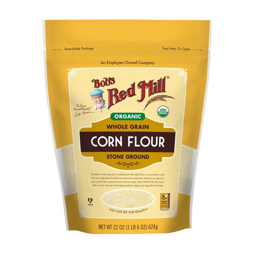 Bob's Red Mill Organic Corn Flour 624g FULL CASE ORDERS ONLY