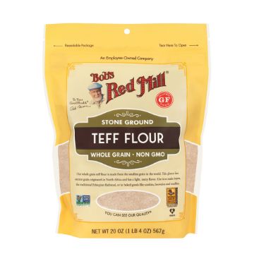 Bob's Red Mill Gluten Free Teff Flour 567g FULL CASE ORDERS ONLY