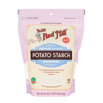 Bob's Red Mill Potato Starch Pouch 623g FULL CASE ORDERS ONLY