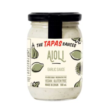 Tapas Sauces Vegan Aioli 180g FULL CASE ORDERS ONLY  