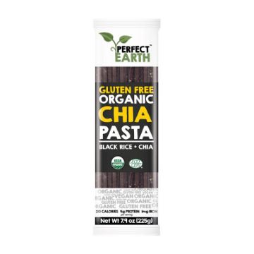 Perfect Earth Organic Rice & Chia Pasta - Black 225g FULL CASE ORDERS ONLY  