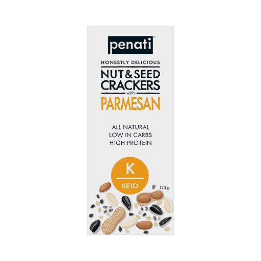 Penati Keto Nut & Seed Crackers - Parmesan 120g 