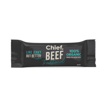 Chief Grass Fed Beef Bar - Traditional Beef 40g FULL CASE ORDERS ONLY 