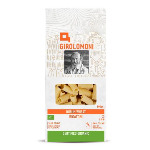 Girolomoni Durum Wheat Semolina Pasta Rigatoni 500g