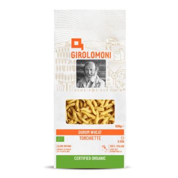 Girolomoni Organic Durum Wheat Semolina Torchiette 500g