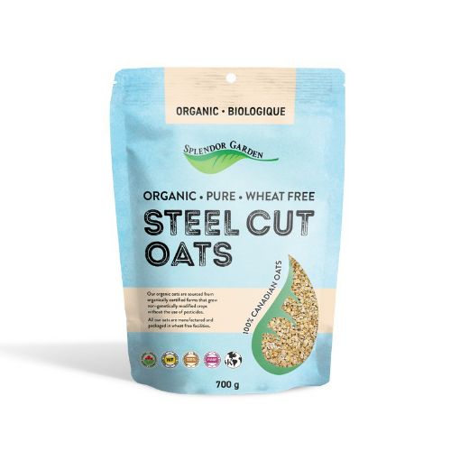 Splendor Garden Organic Wheat Free Steel Cut Oats 700g