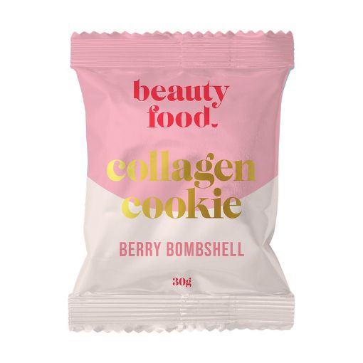 Beauty Food Collagen Cookie - Berry Bombshell 30g FULL CASE ORDERS ONLY