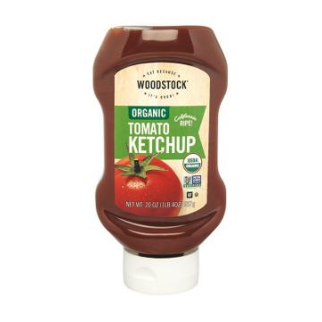 Woodstock Organic Tomato Ketchup Squeeze 567g